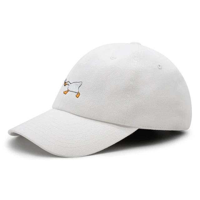 Casquette Canard Blanc Couteau Brodé