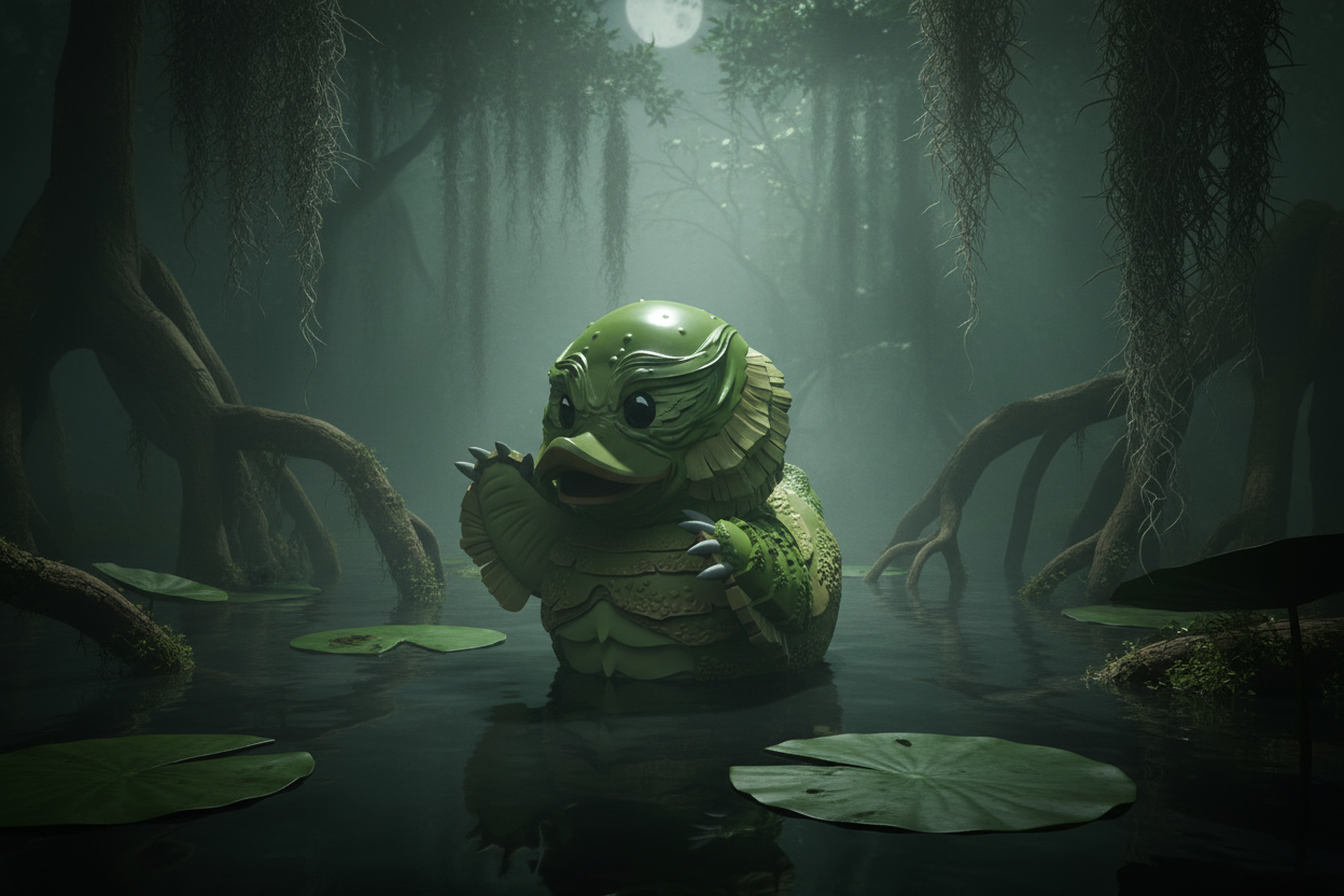 Ente, die seltsame Kreatur aus dem Schwarzen See (Erstausgabe)