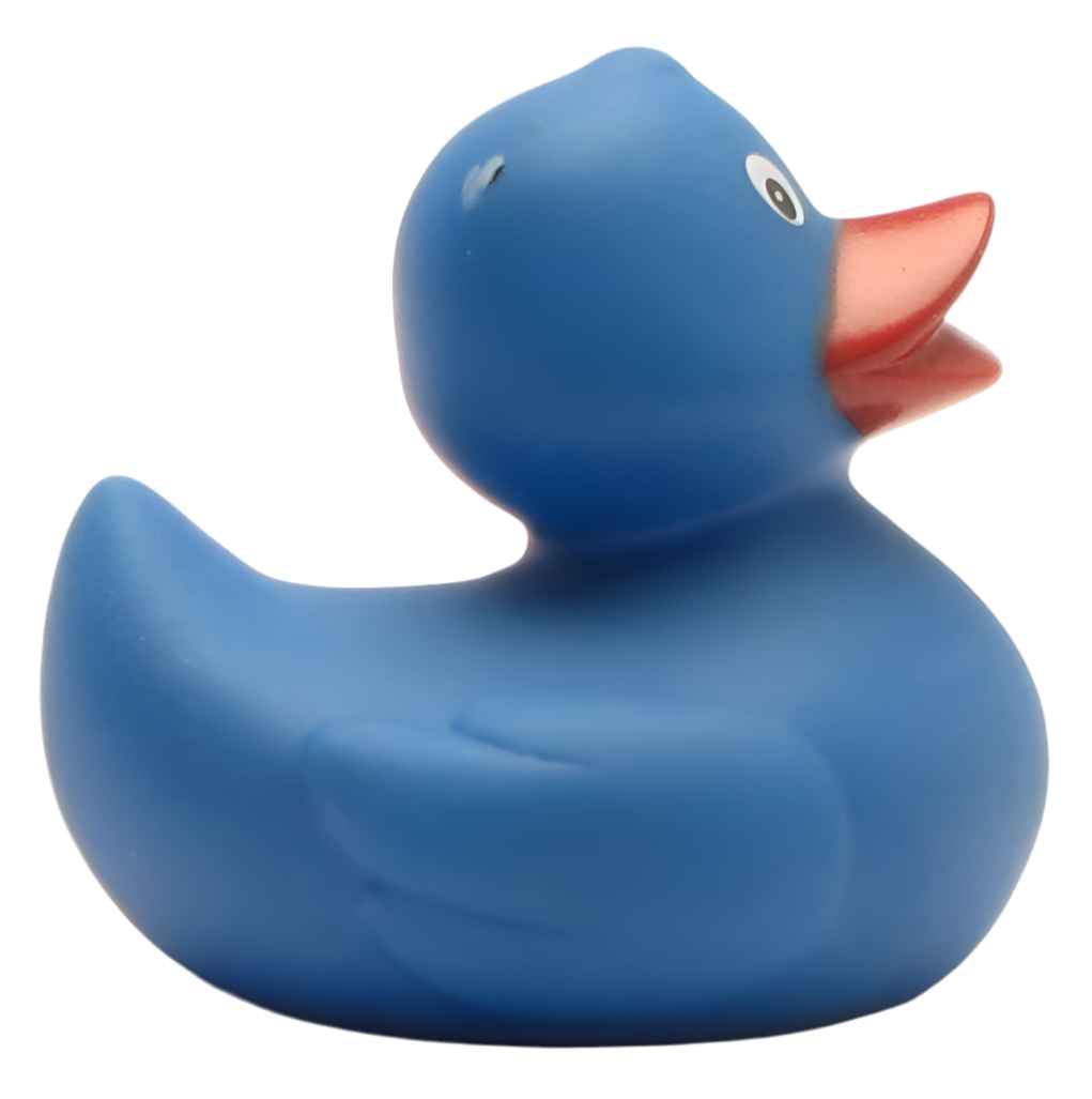 Blaue klassische Ente