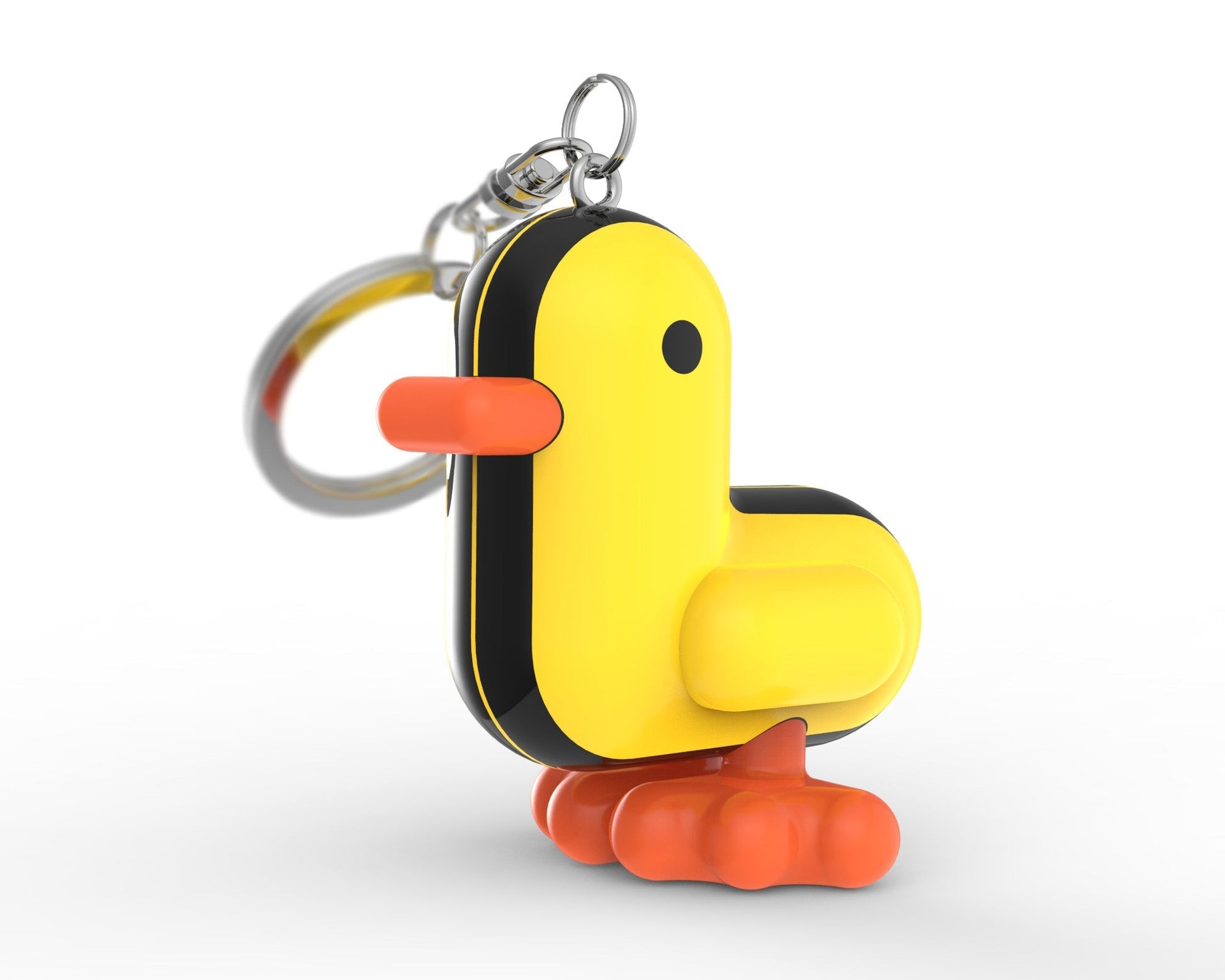 Porte-clés Canard Jaune Racer Canar