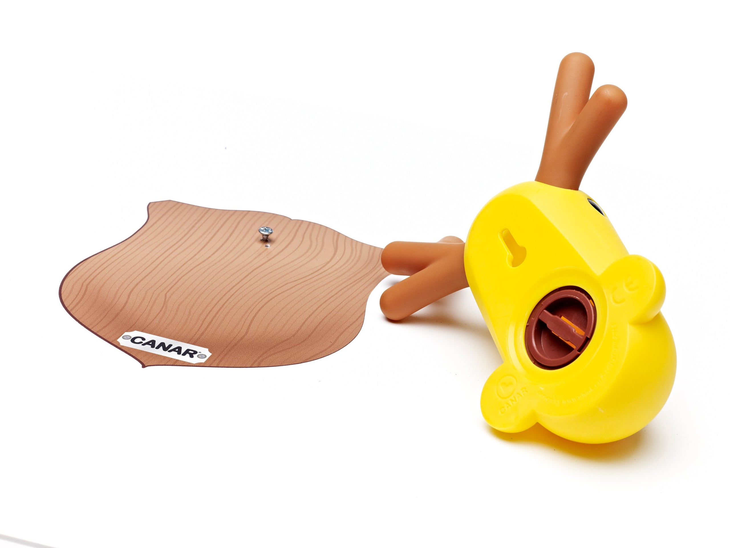 Gelbe Entenwand-Spardose