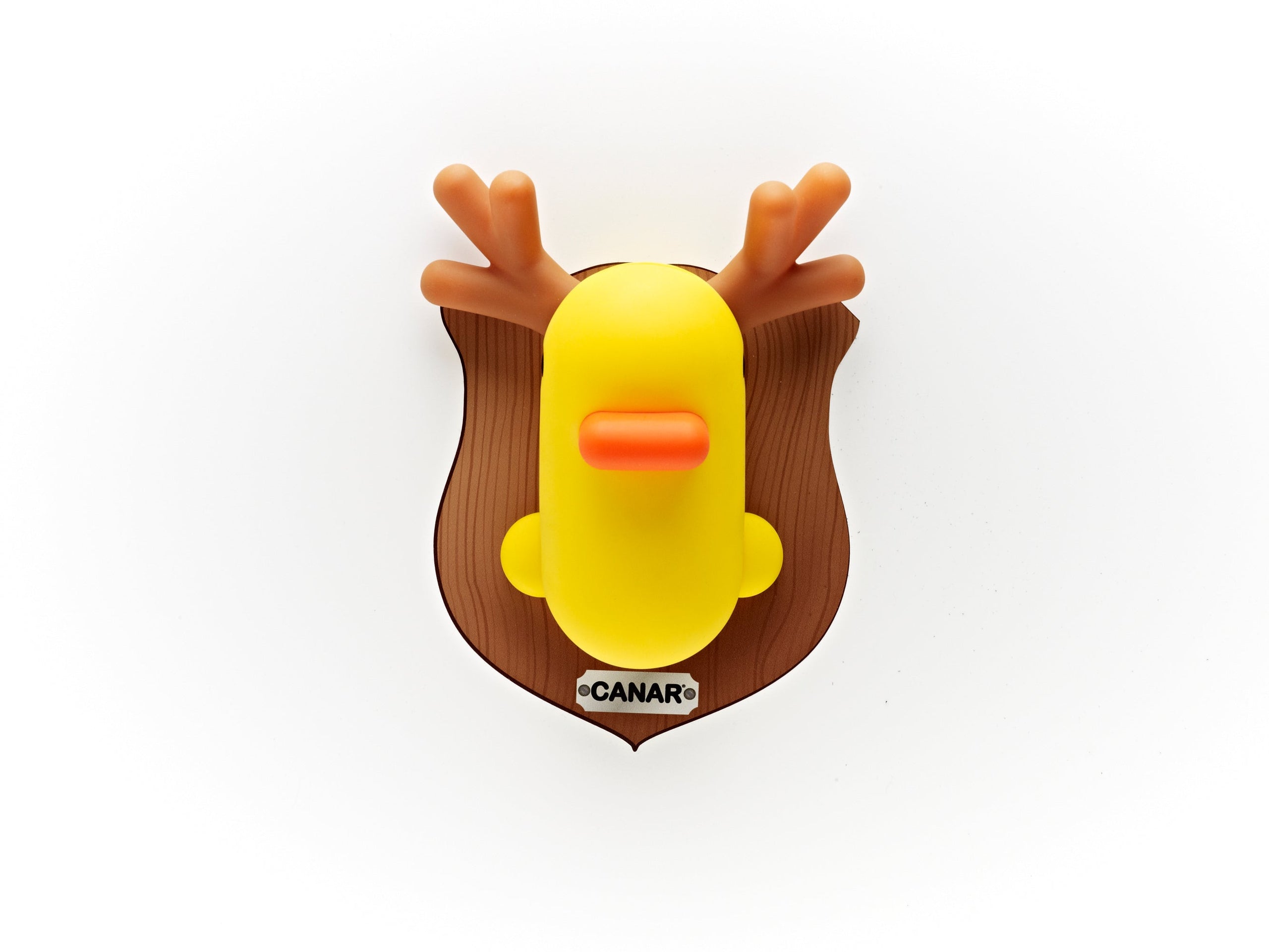 Gelbe Entenwand-Spardose