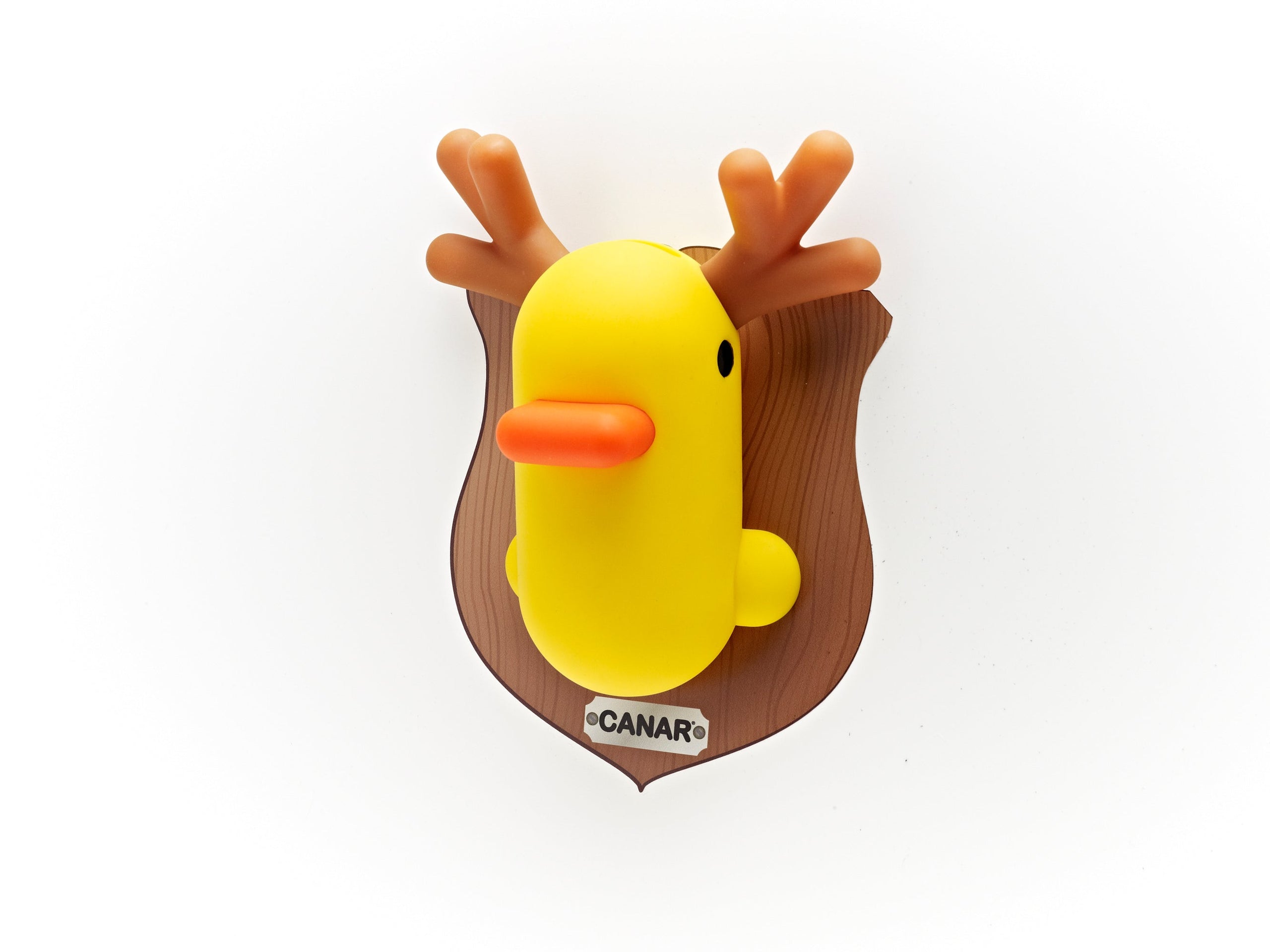 Gelbe Entenwand-Spardose