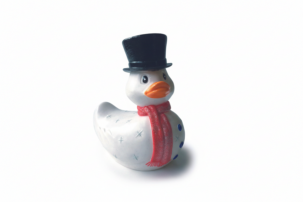 Snowman duck