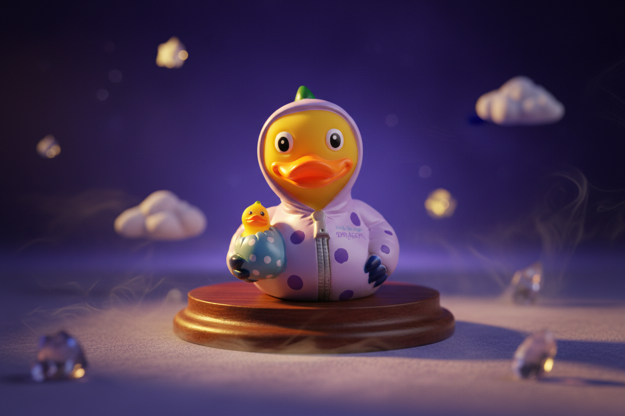 Duck Duck, der magische Drache