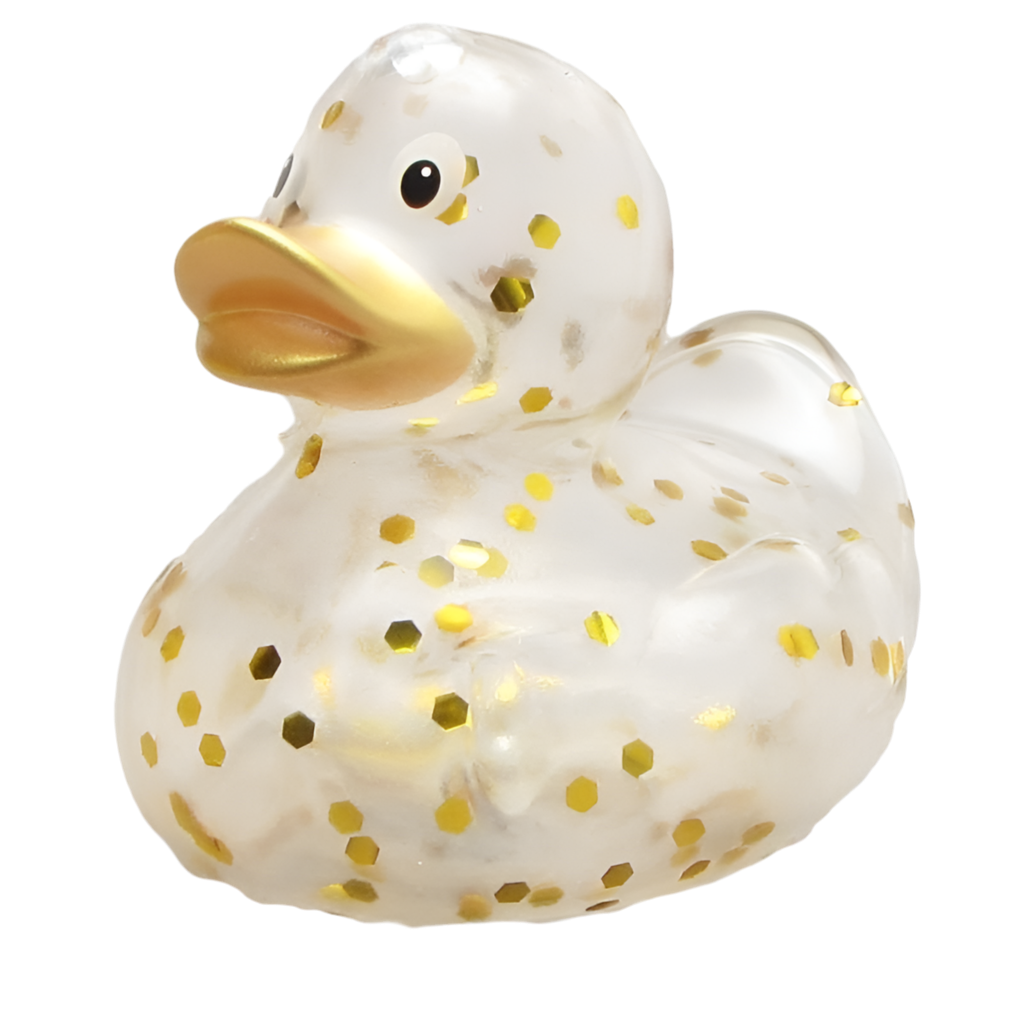 Canard Classique à paillettes dorées