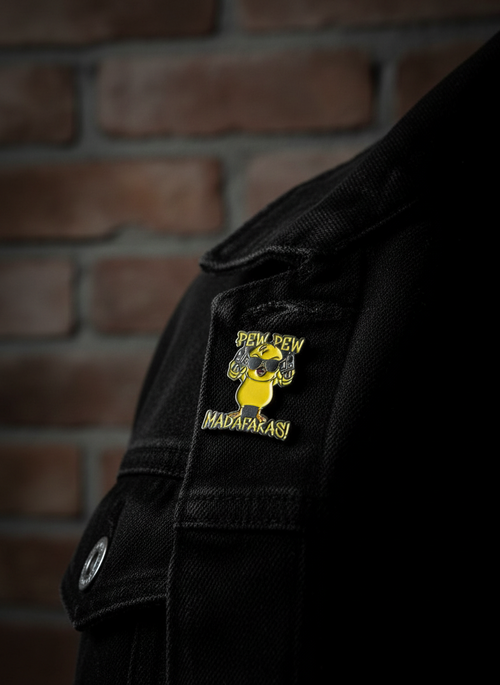 Küken-Anstecker „Pew Pew Madafakas!“