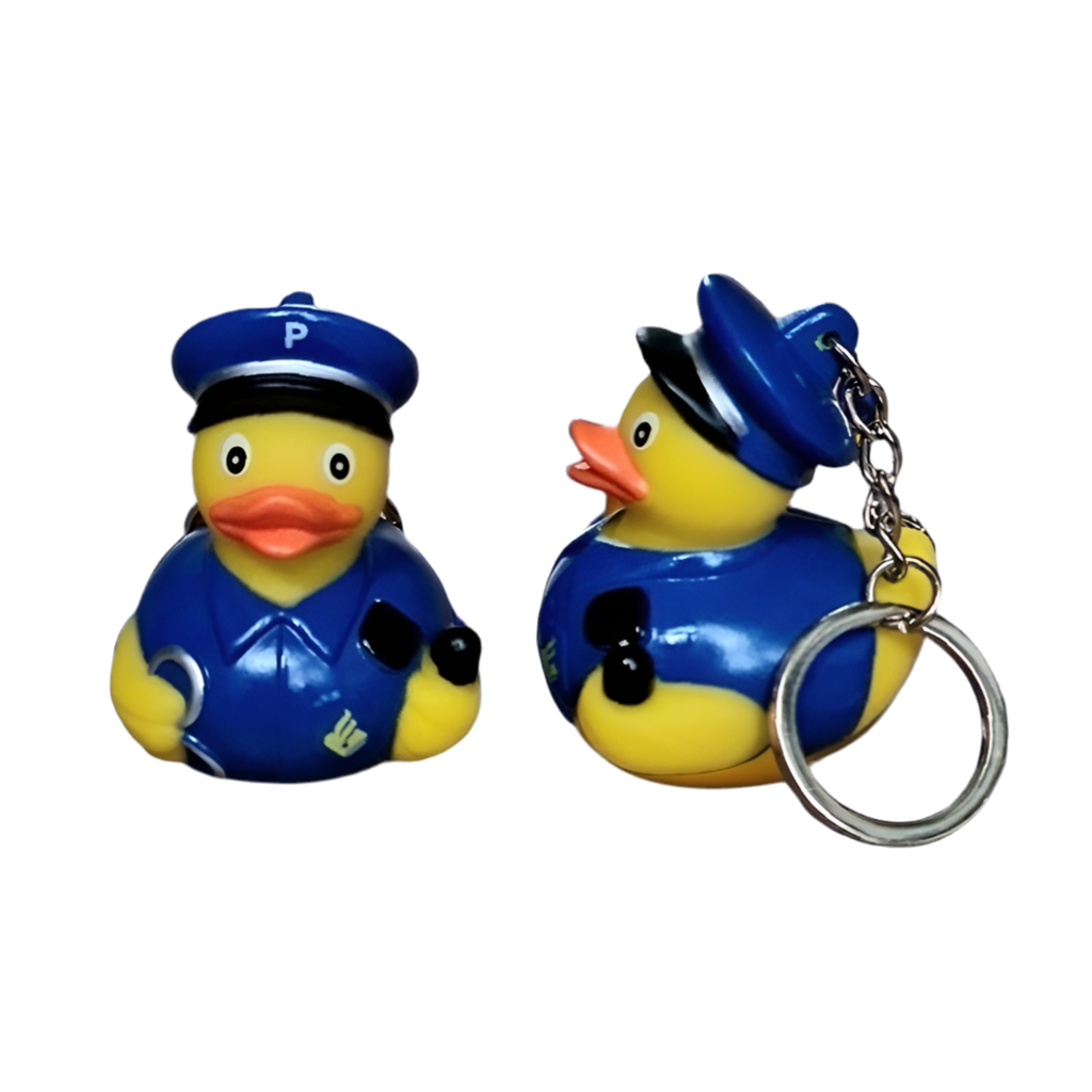 Police Duck Keychain