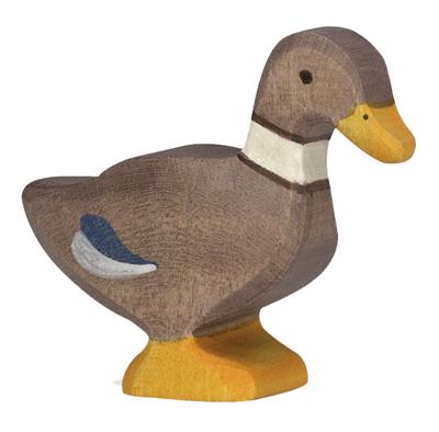 figurine-canard-debout-en-bois