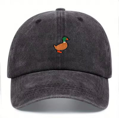 Embroidered Mallard Duck Cap