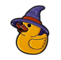Yellow Duck Wizard Pin