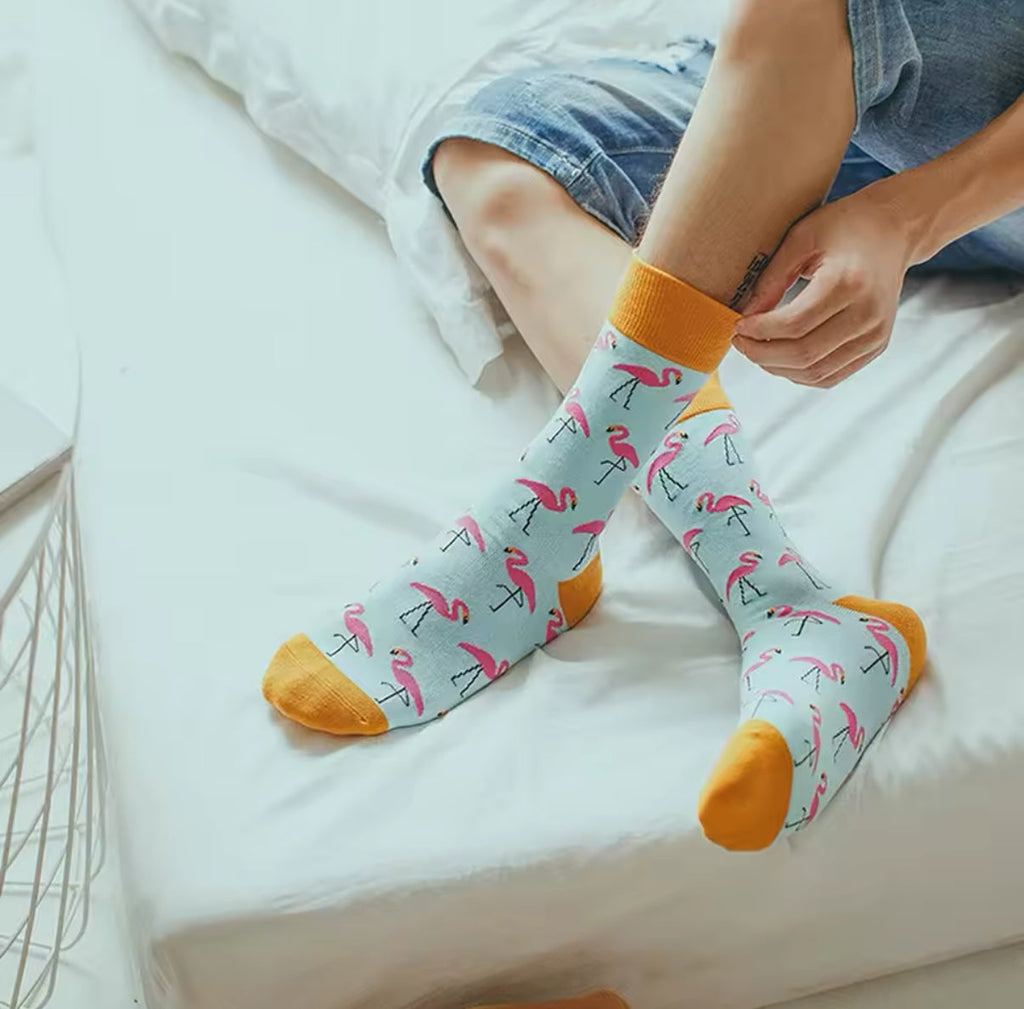 Flamingo-Socken