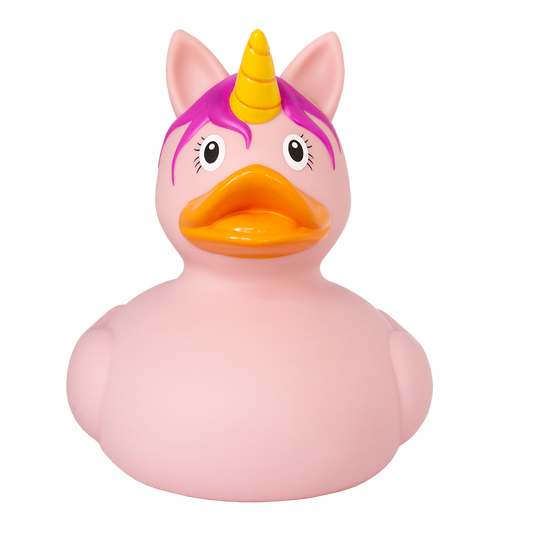 XXL rosa Einhorn-Ente