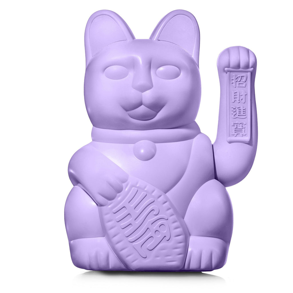 Grand Chat Chanceux Lilas