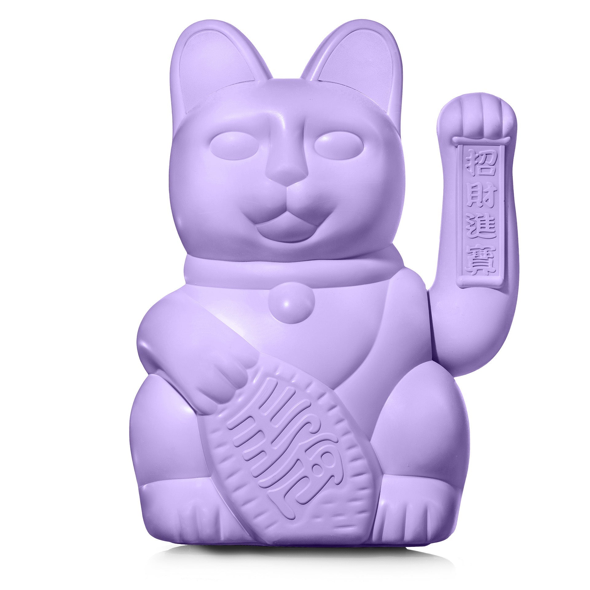 Grand Chat Chanceux Lilas