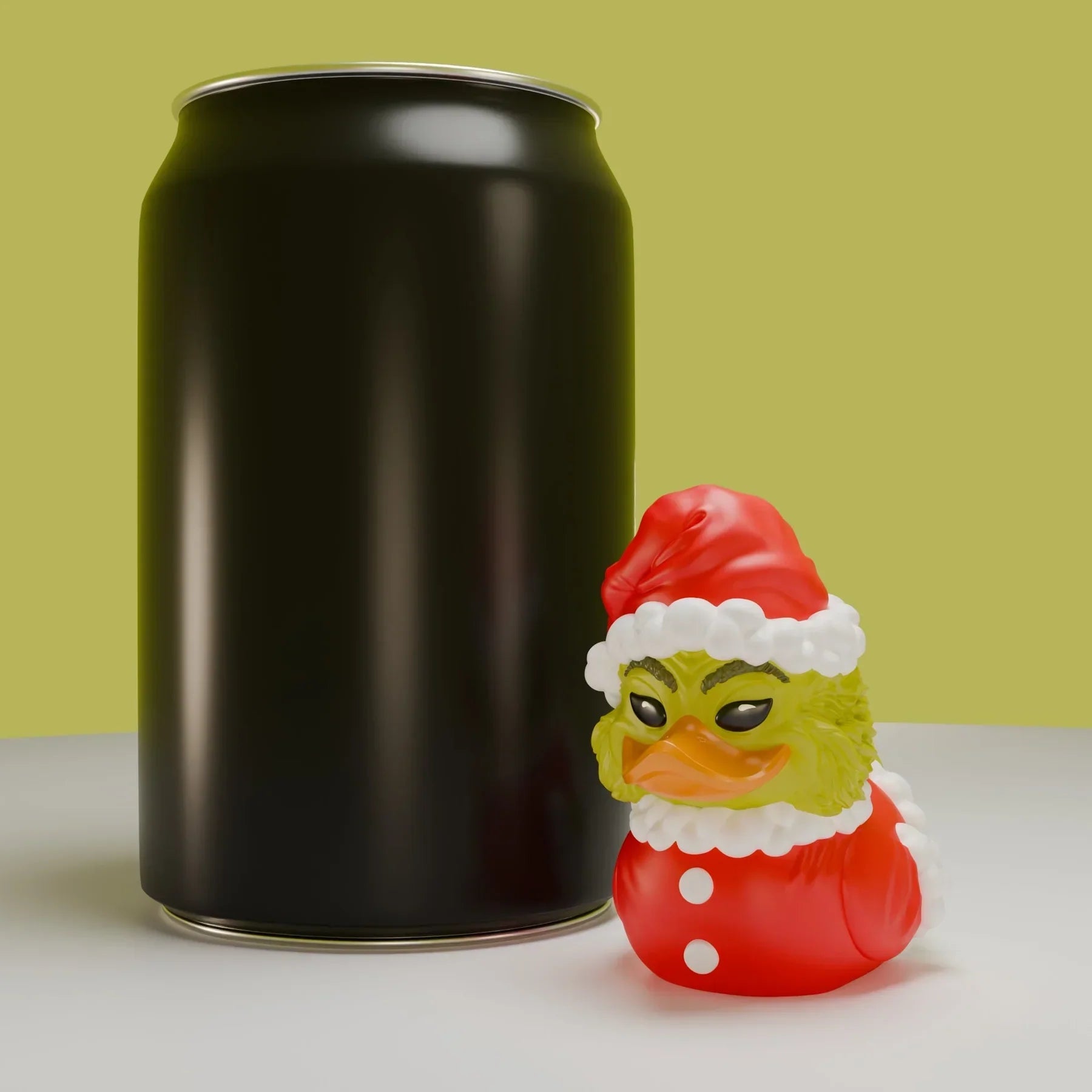 Grinch-Ente als Weihnachtsmann (Mini-Edition)