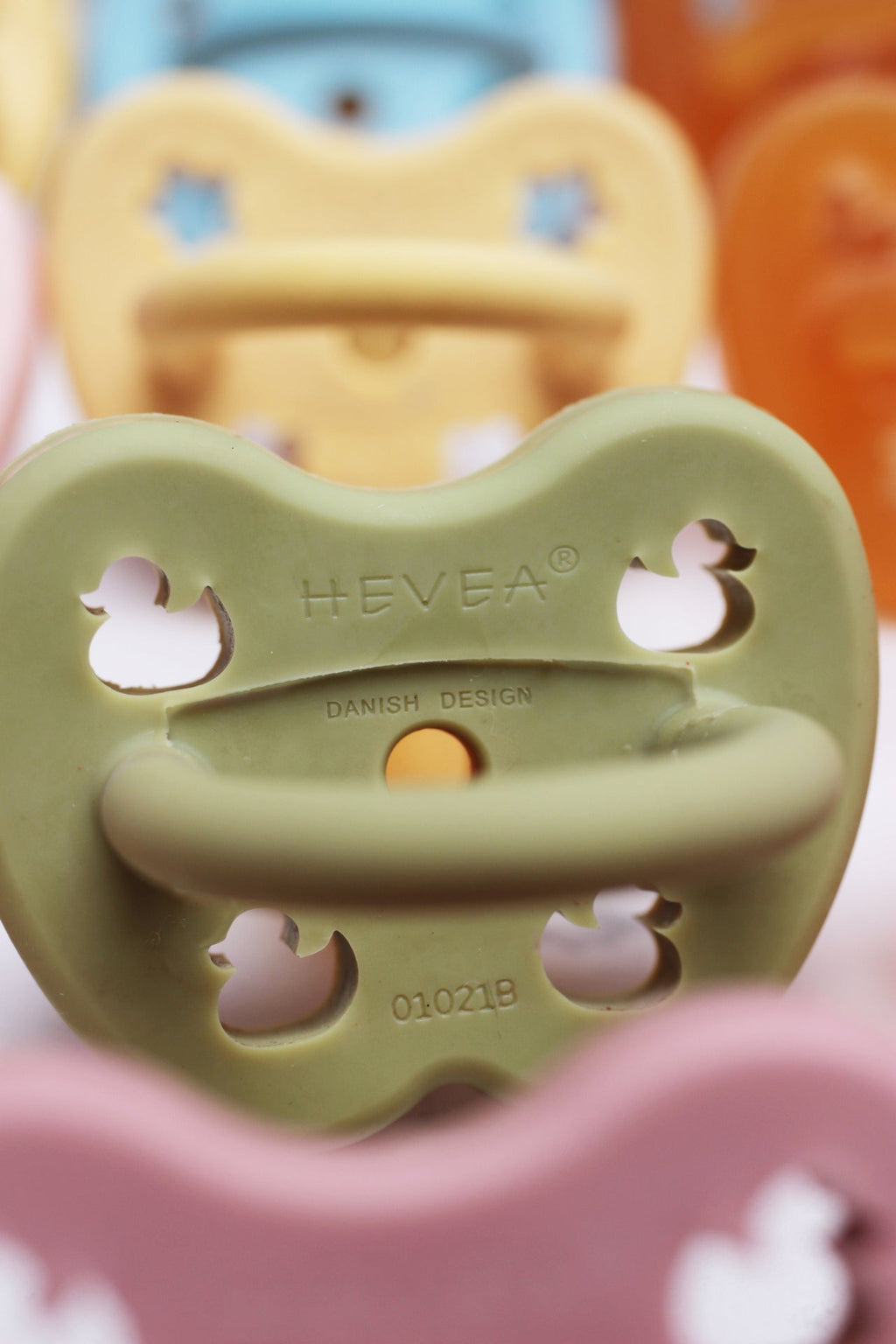 Hunter Green duck pacifier