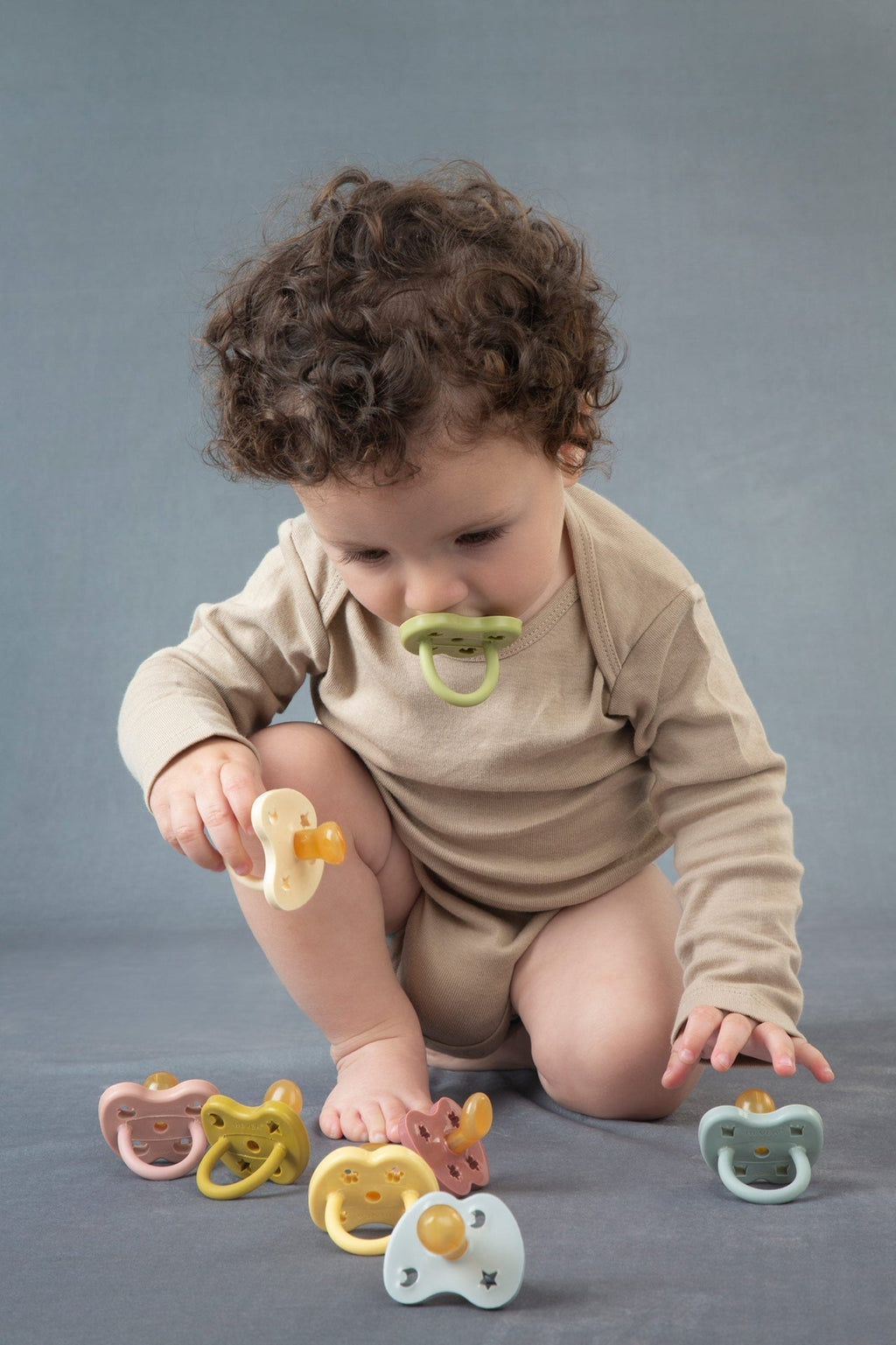 Hunter Green duck pacifier