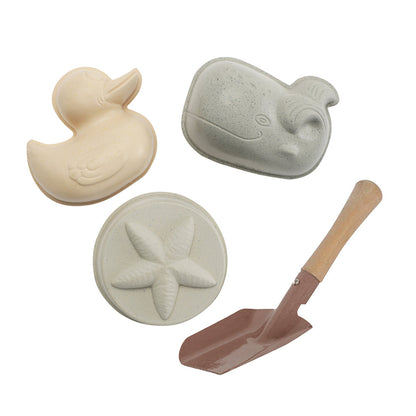 Set of duck sand molds