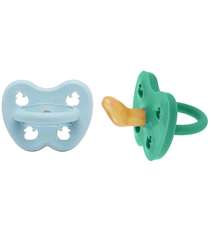 Pack de 2 Sucettes Canard Maya Blue & Pop of Green