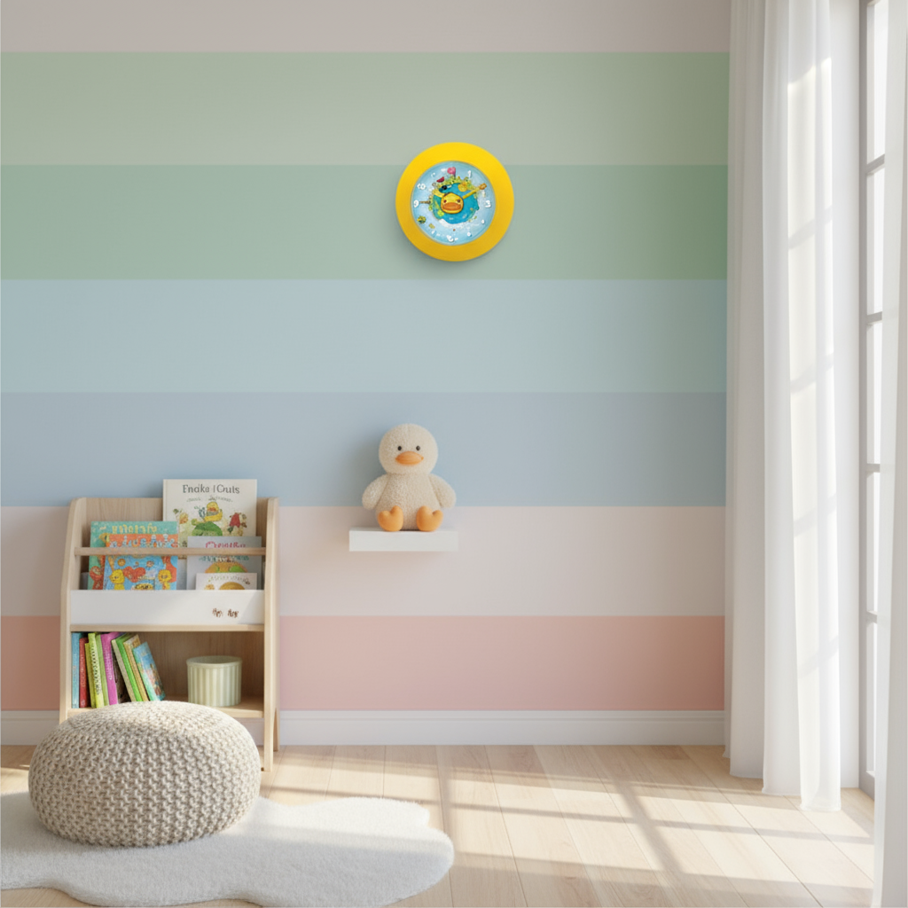 Yellow Duck Wall Clock