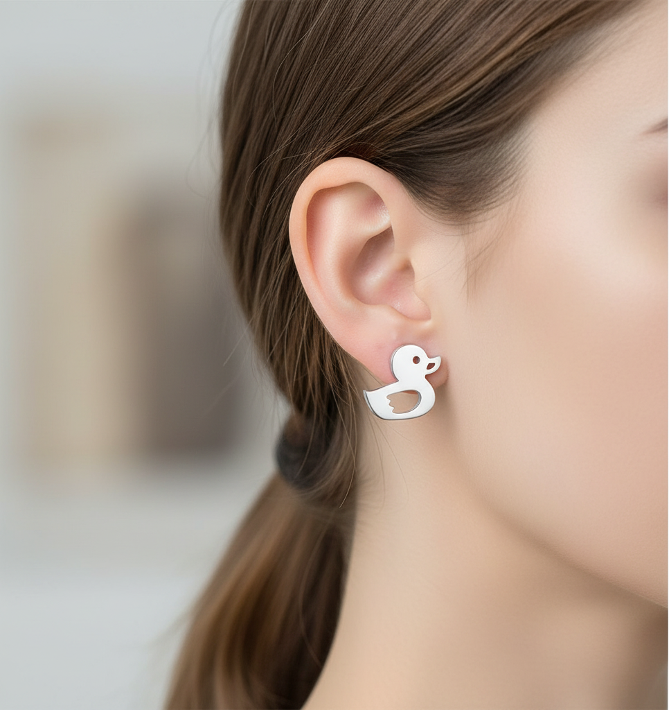 Boucles d'Oreilles Canard