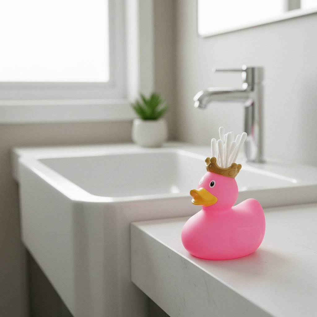 Ente Pink Crown Holdys