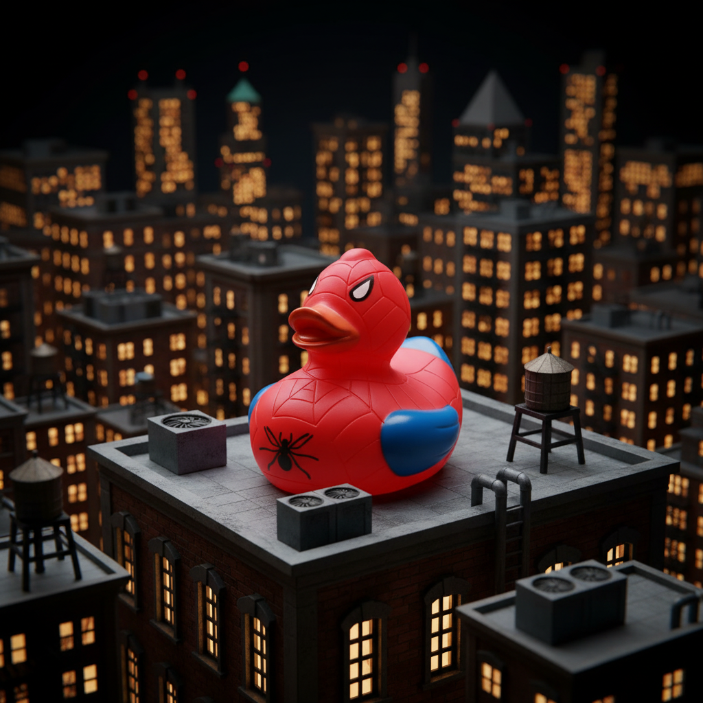 Spiderheld-Ente