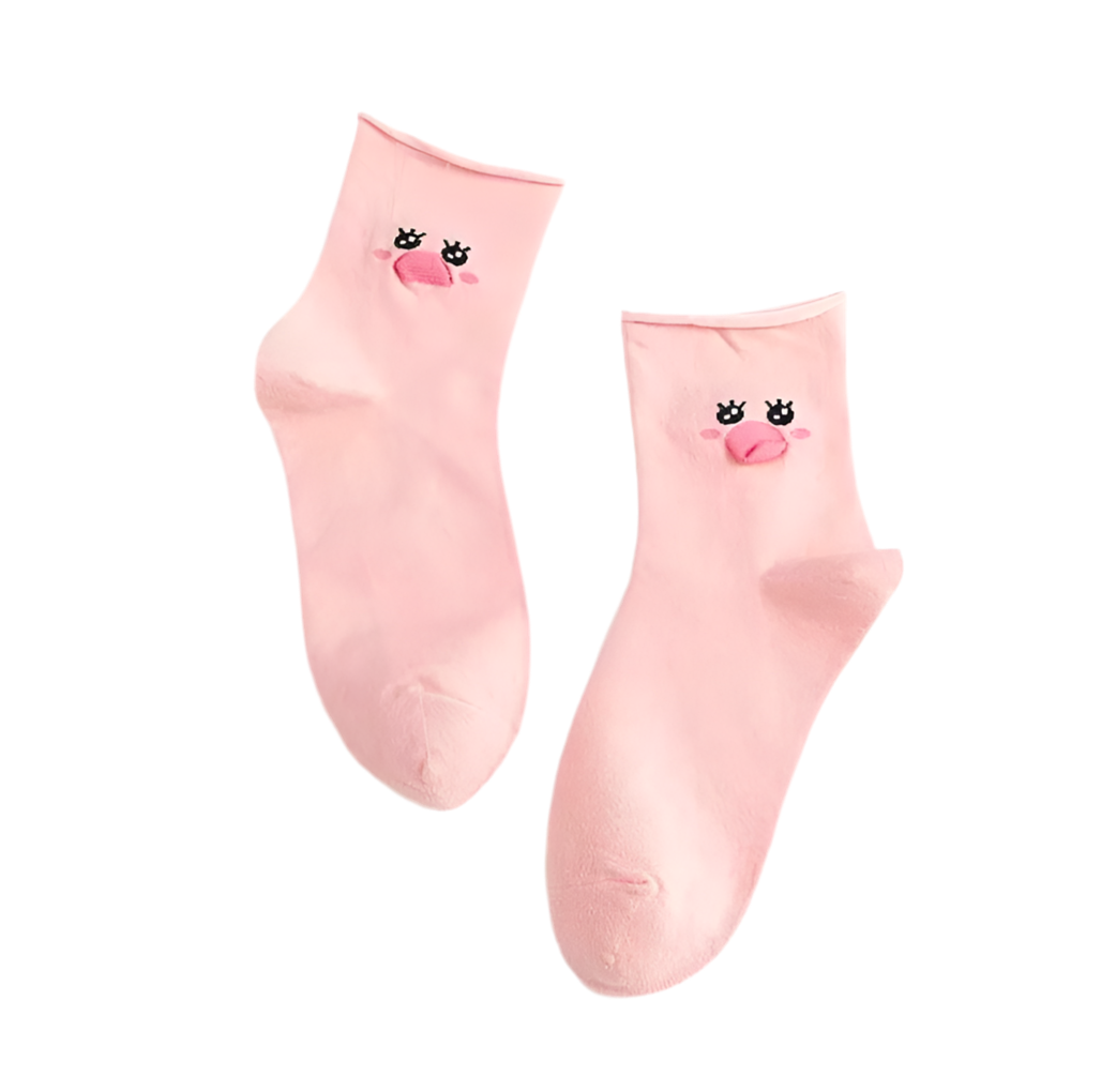 Gelbe Entensocken