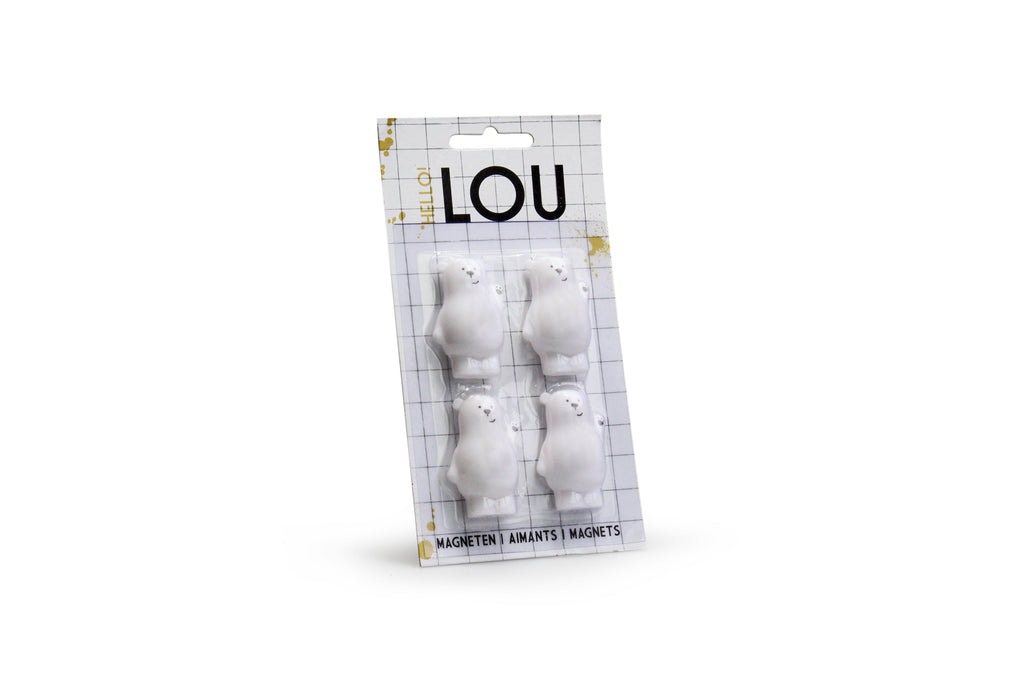 Set de 4 Magnets Ours Lou