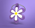 Porte clés Fleur Violette