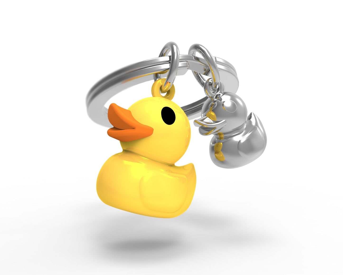 Yellow duck keychain