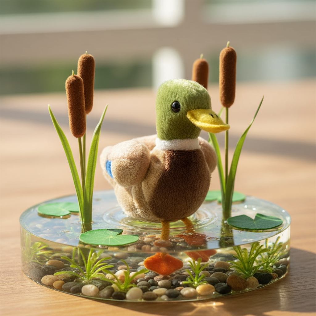 Stockenten-Fingerpuppe