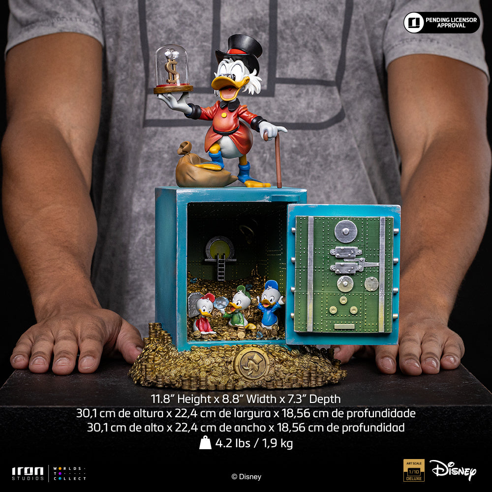 Statue Uncle Scrooge Mcduck and Nephews - Duck Tales - Art Scale 1/10 - Disney Classics