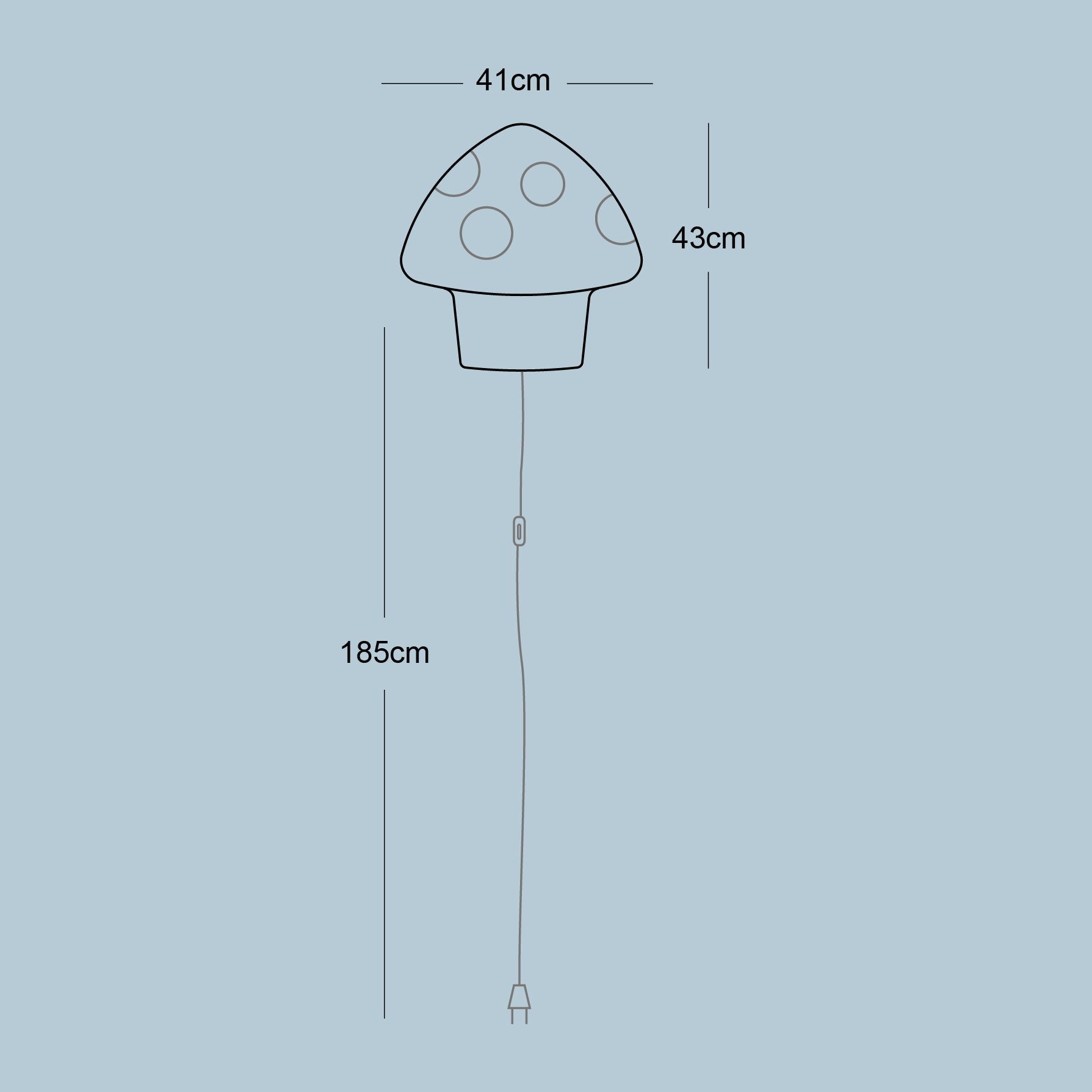Applique Soft Light Champignon