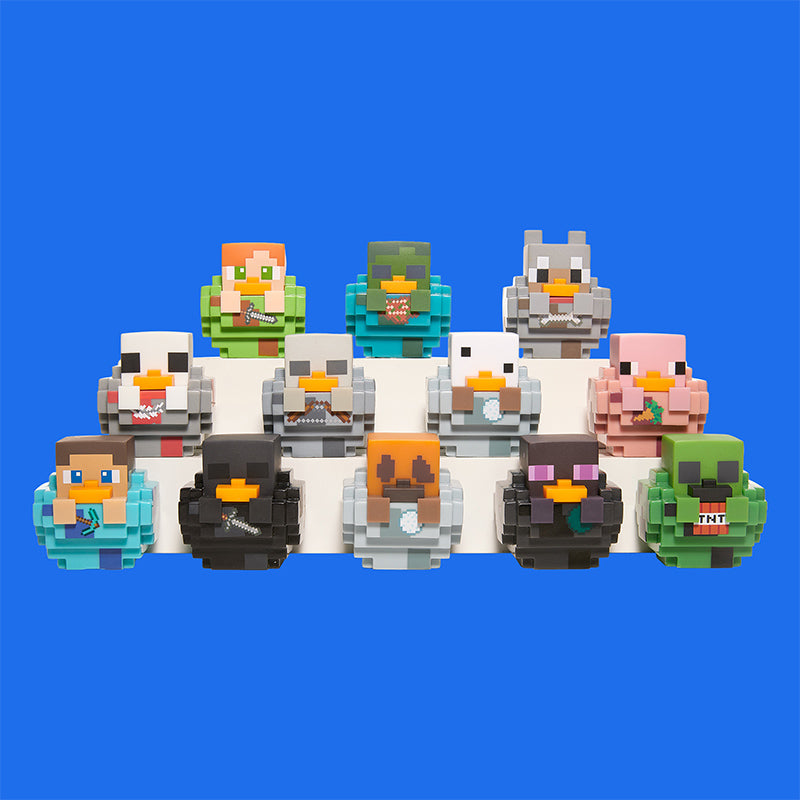 Pack de 6 Canards Minecraft Mystery Eggs TUBBZ
