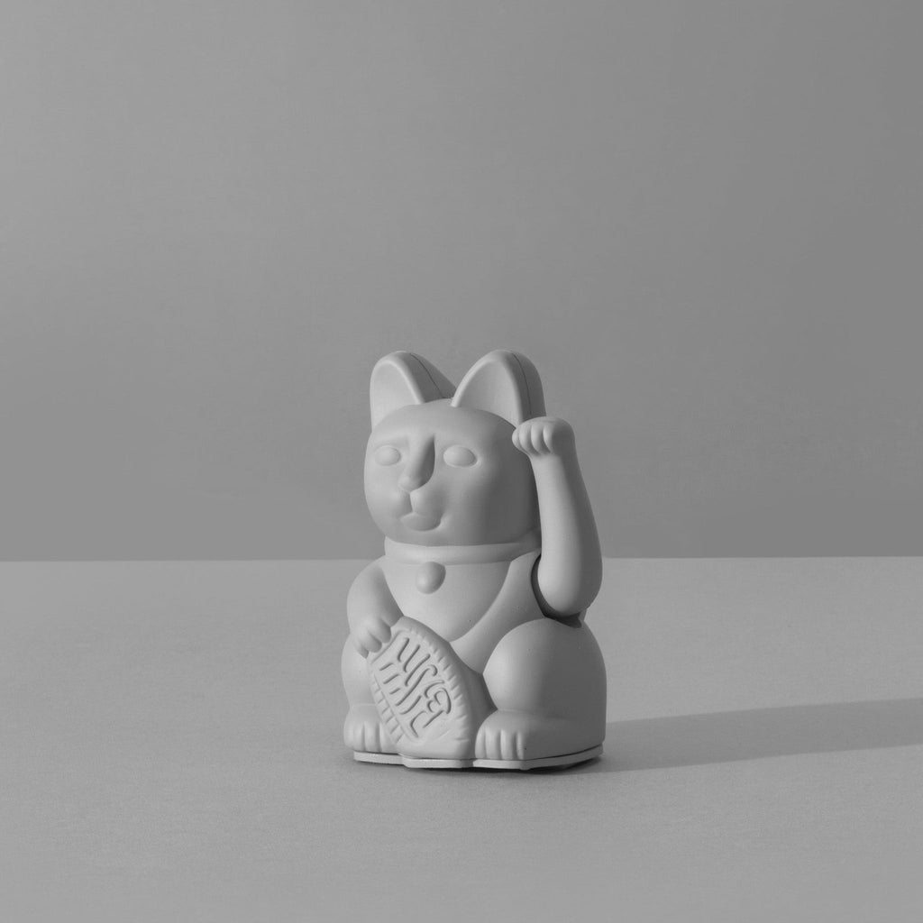 Mini Chat Chanceux Gris