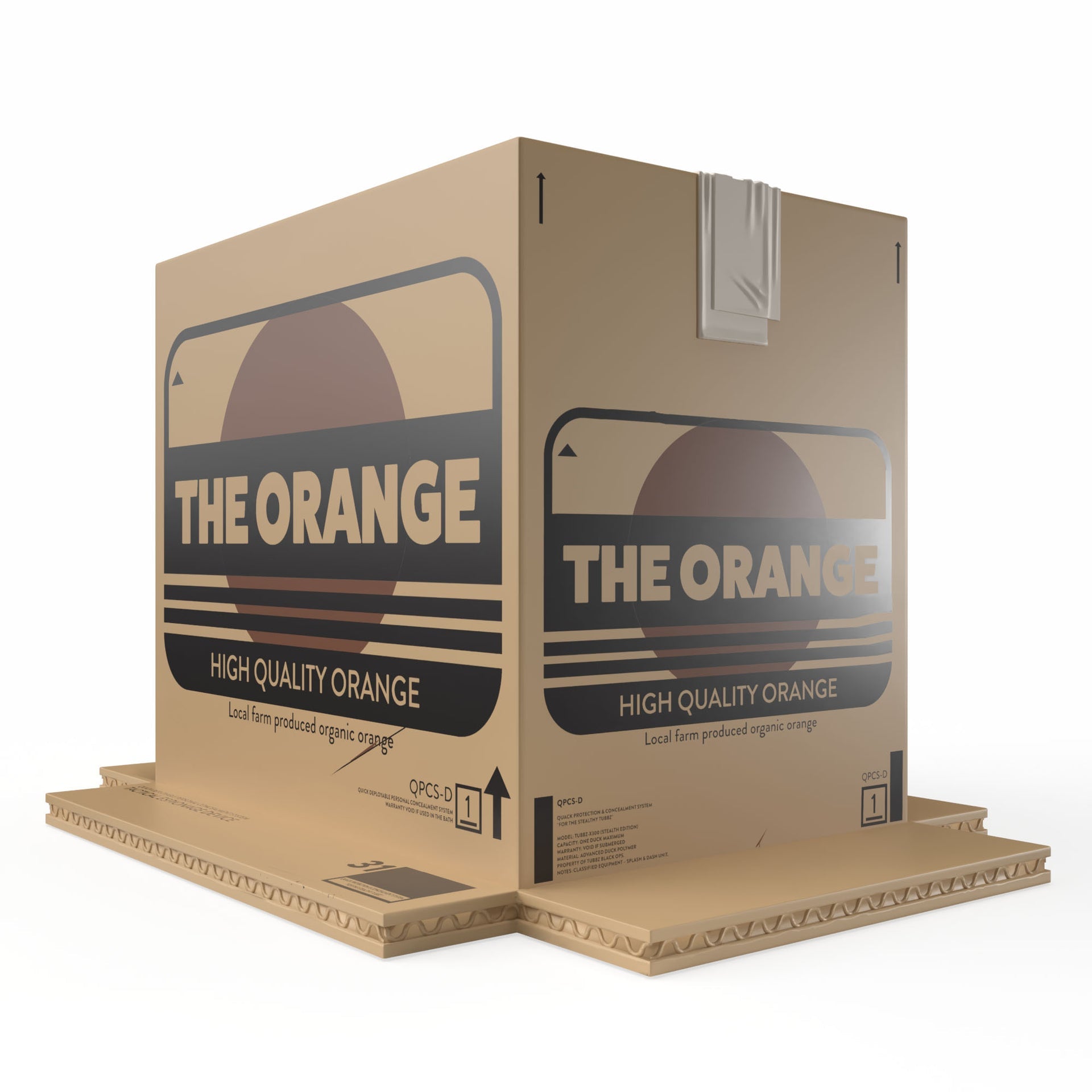 Ente in einer orangenen Schachtel (Boxed Edition)