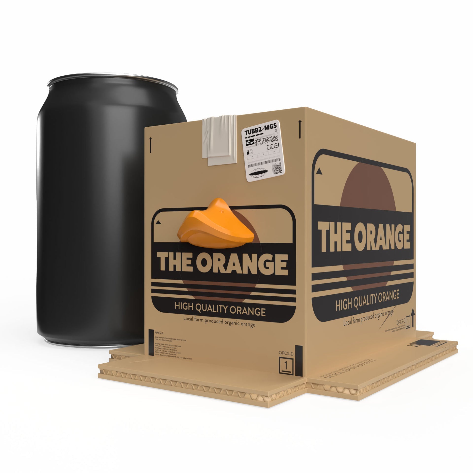 Ente in einer orangenen Schachtel (Boxed Edition)