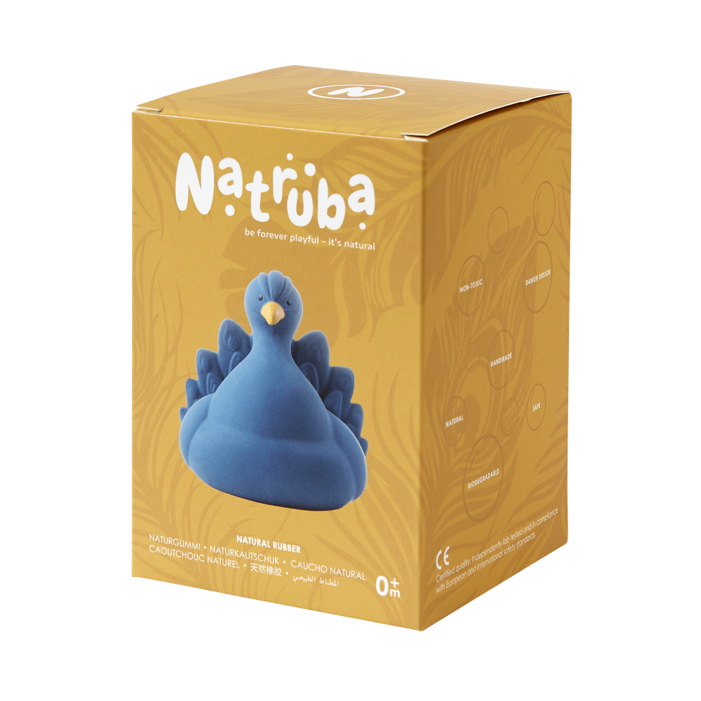 Paon de bain Bleu - Natruba