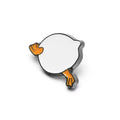 Pin's Canard Blanc Blanc Croupion