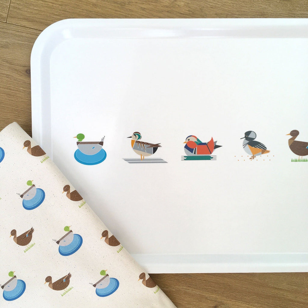 torchon-canard-mr-et-mme-colvert-ellie-good-illustration