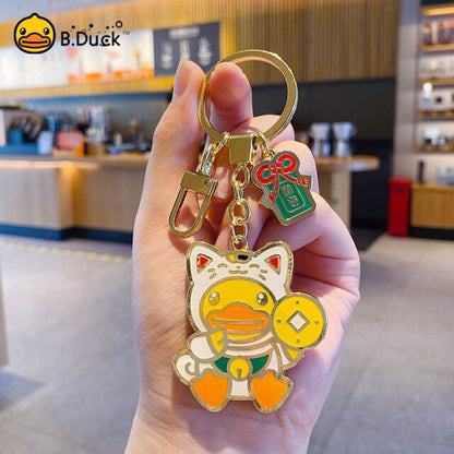 Lucky chat duck keychain