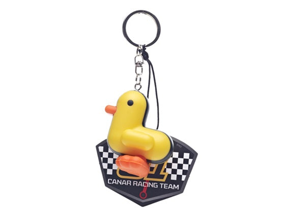 Porte-clés Canard Jaune Racer