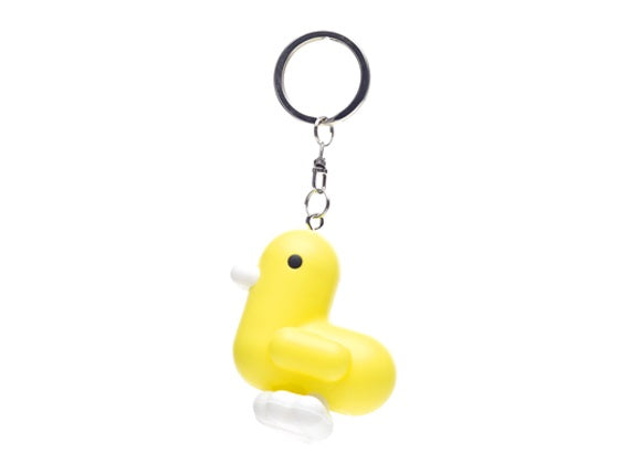 Porte-clés Canard Jaune Fluo