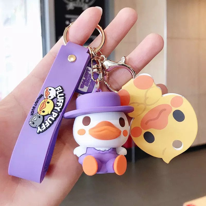 porte-cles-canard-reine-walnut-duck