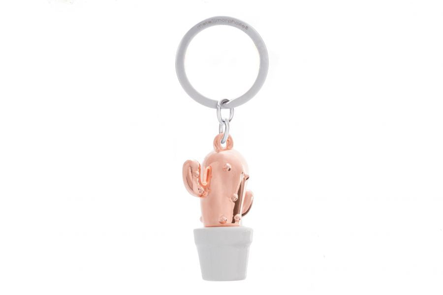 Porte clés Cactus Rose