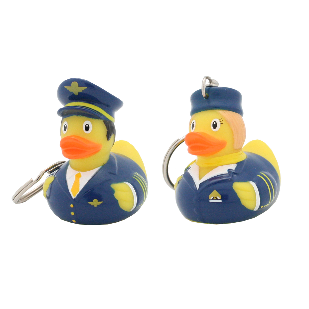 porte-cles-canard-pilote-et-hotesse-lilalu