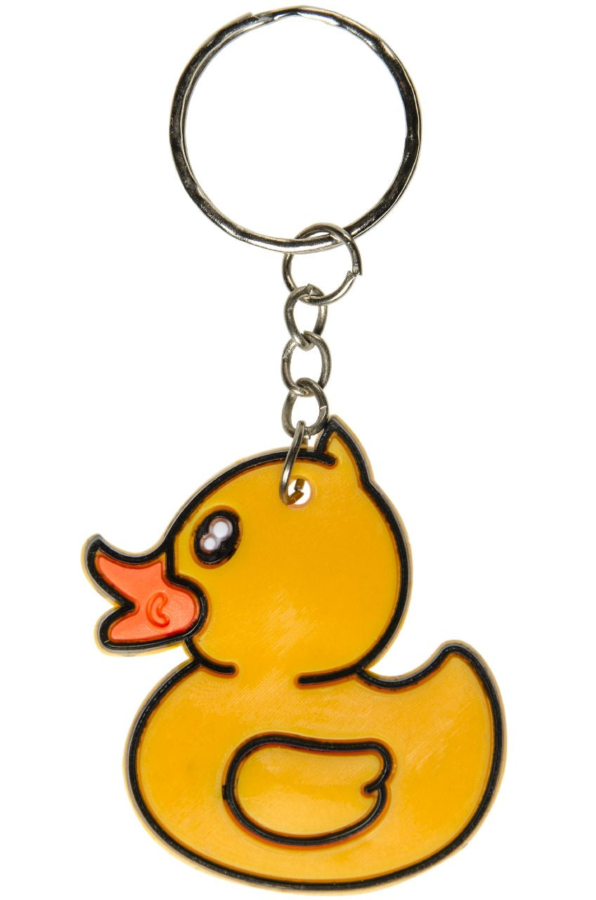 Color duck keychain