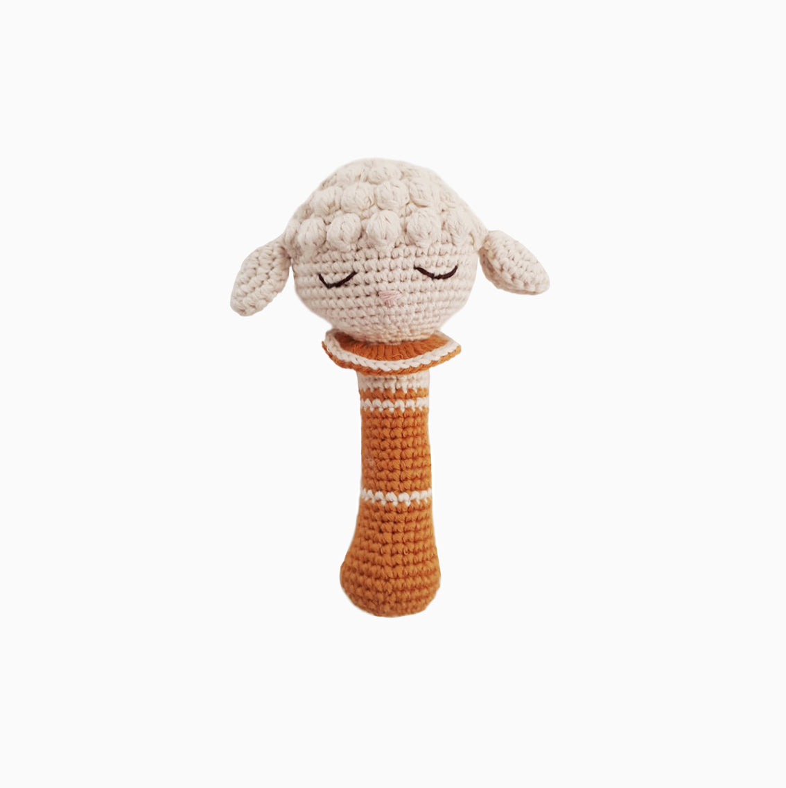 Hochet Agneau Ocre